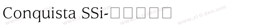 Conquista SSi字体转换